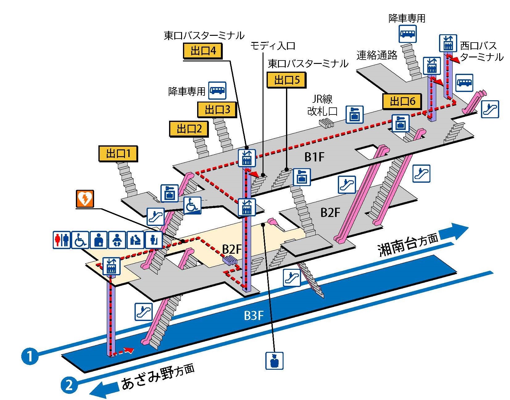 駅構内図