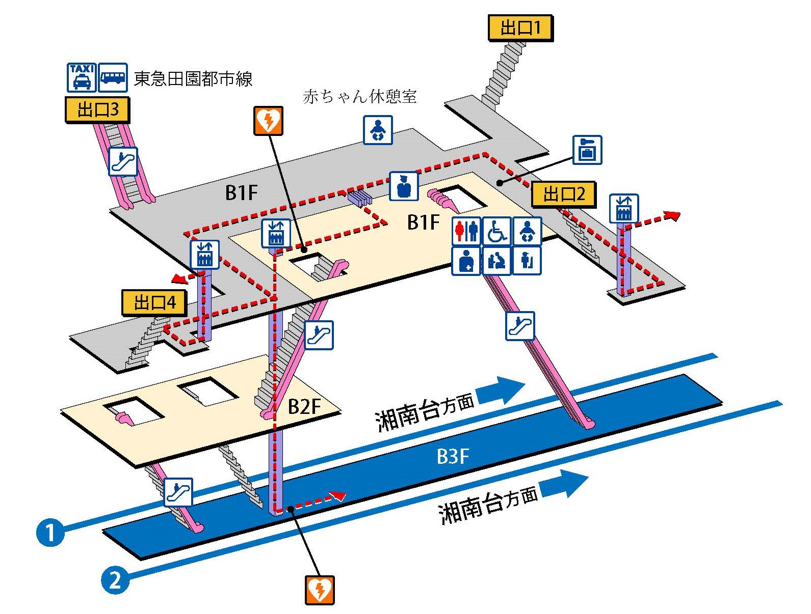 駅構内図