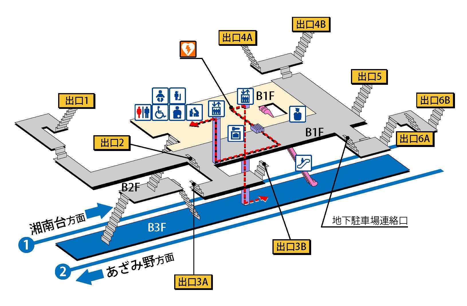 駅構内図