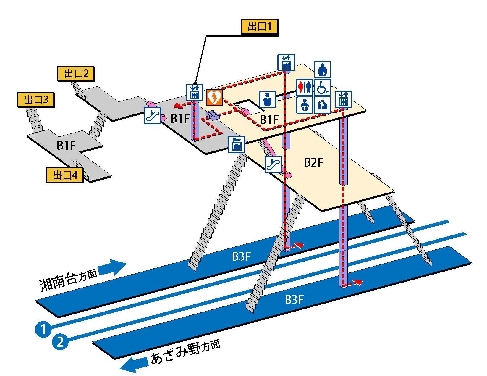 駅構内図