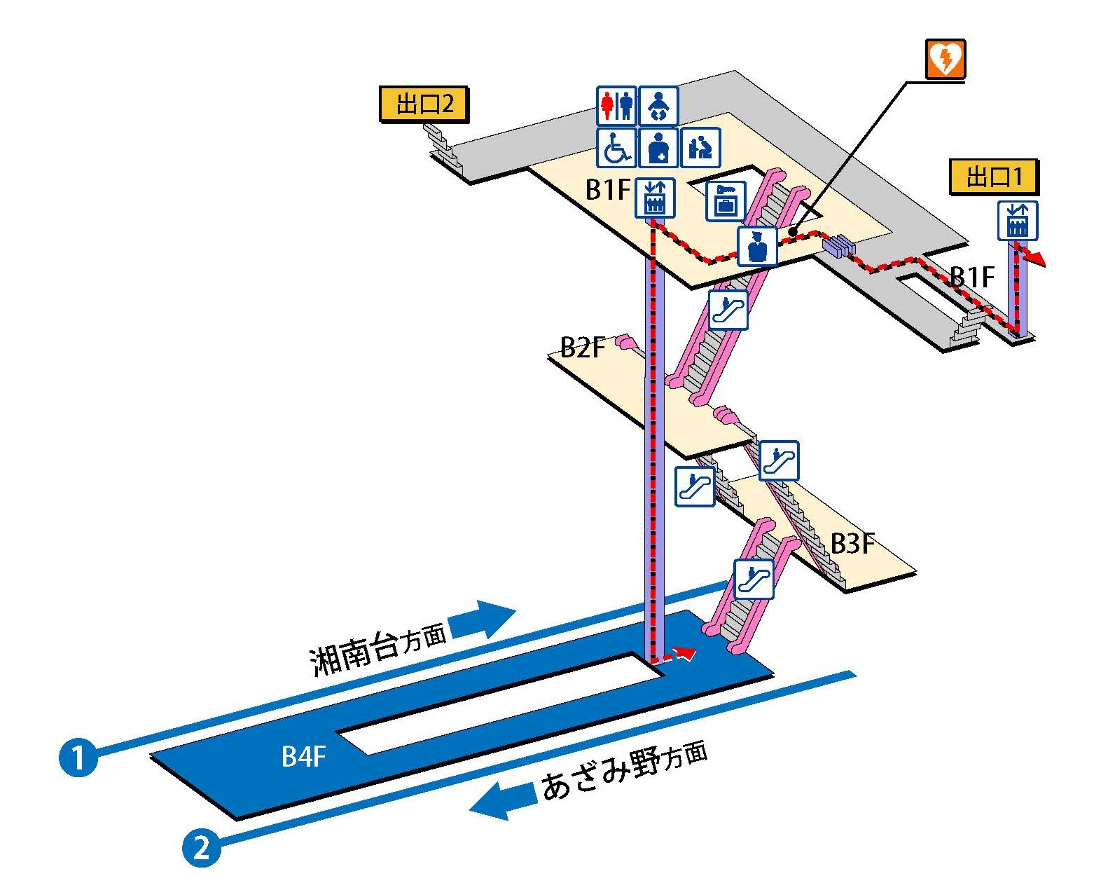 駅構内図