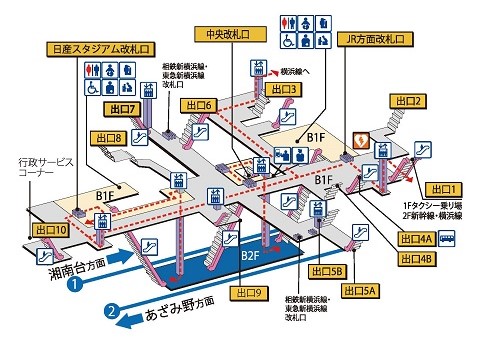 駅構内図