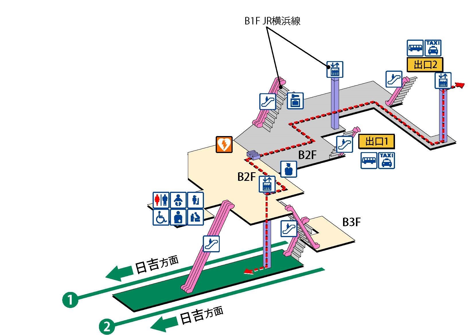 駅構内図