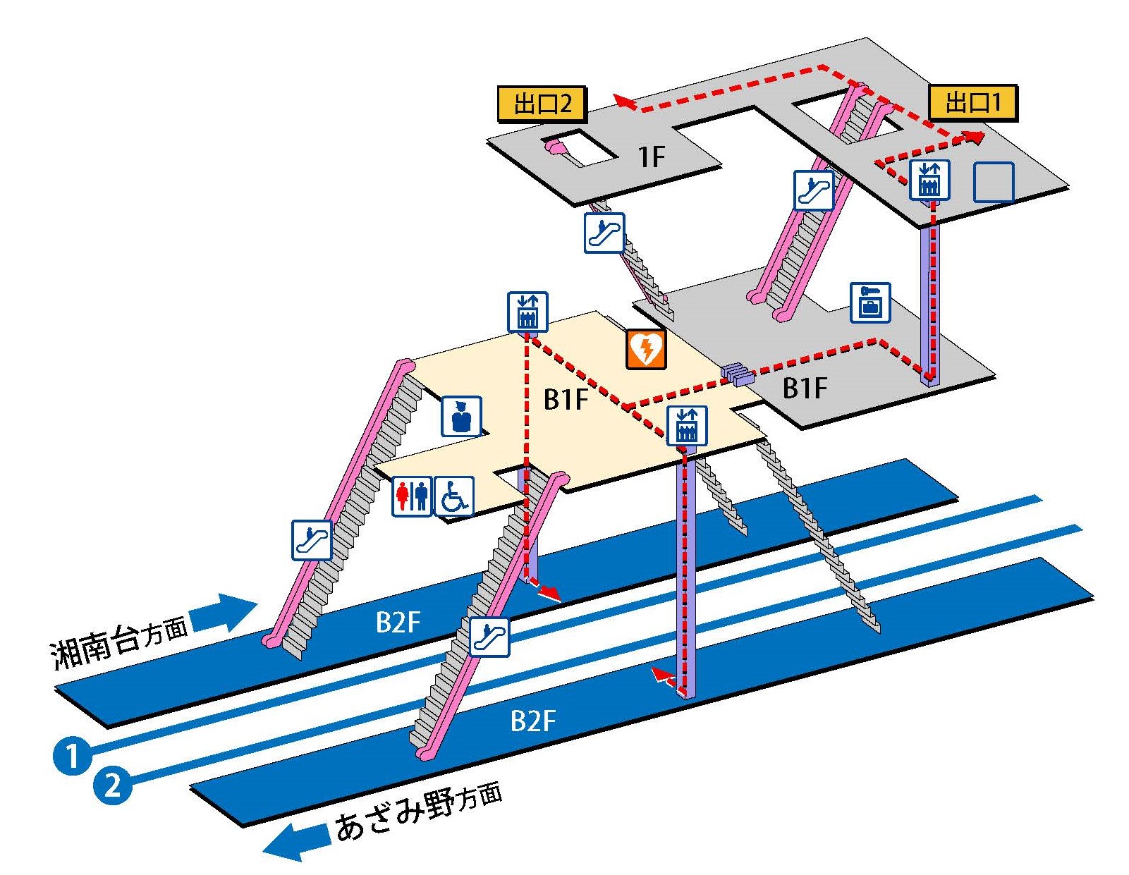 駅構内図