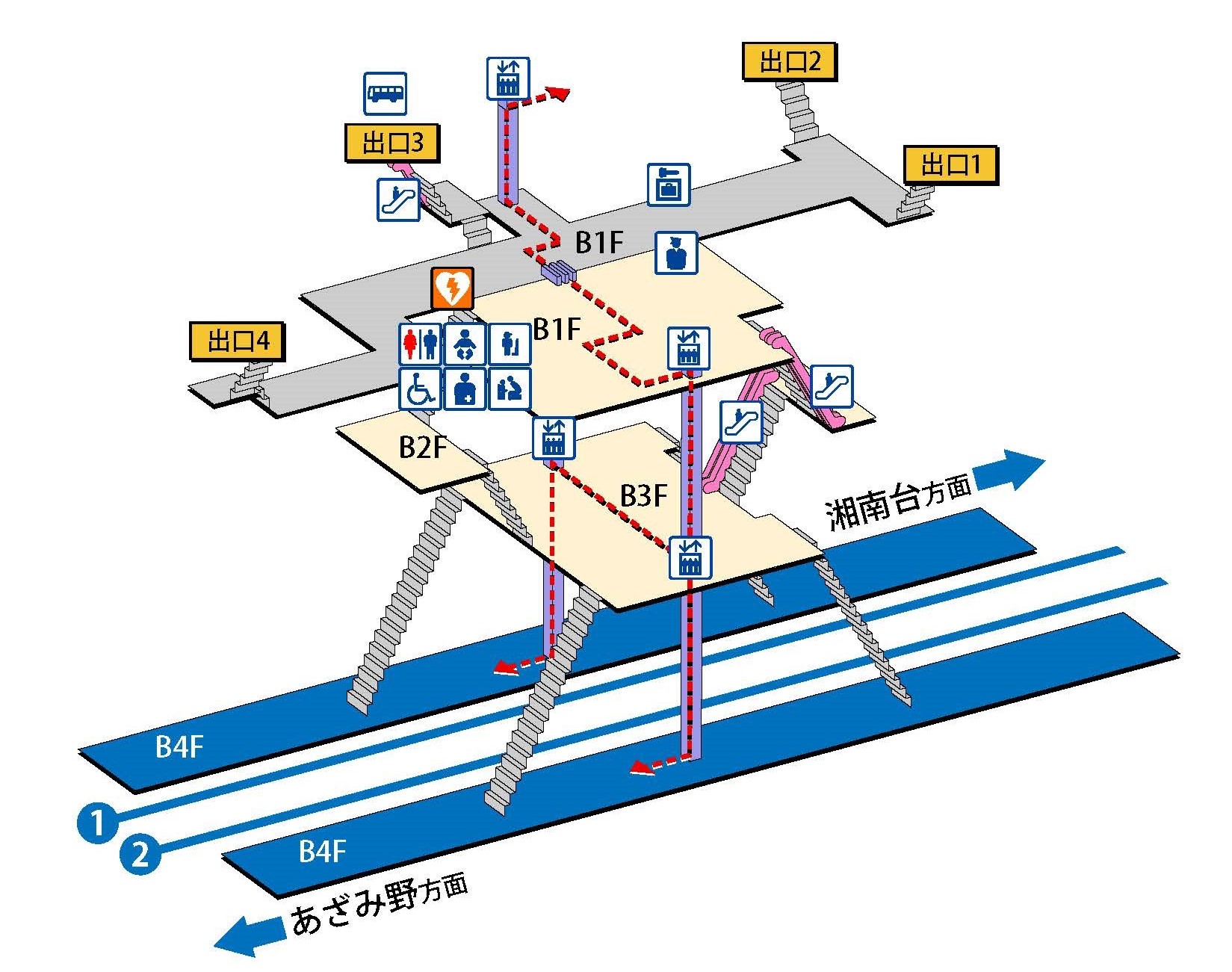 駅構内図