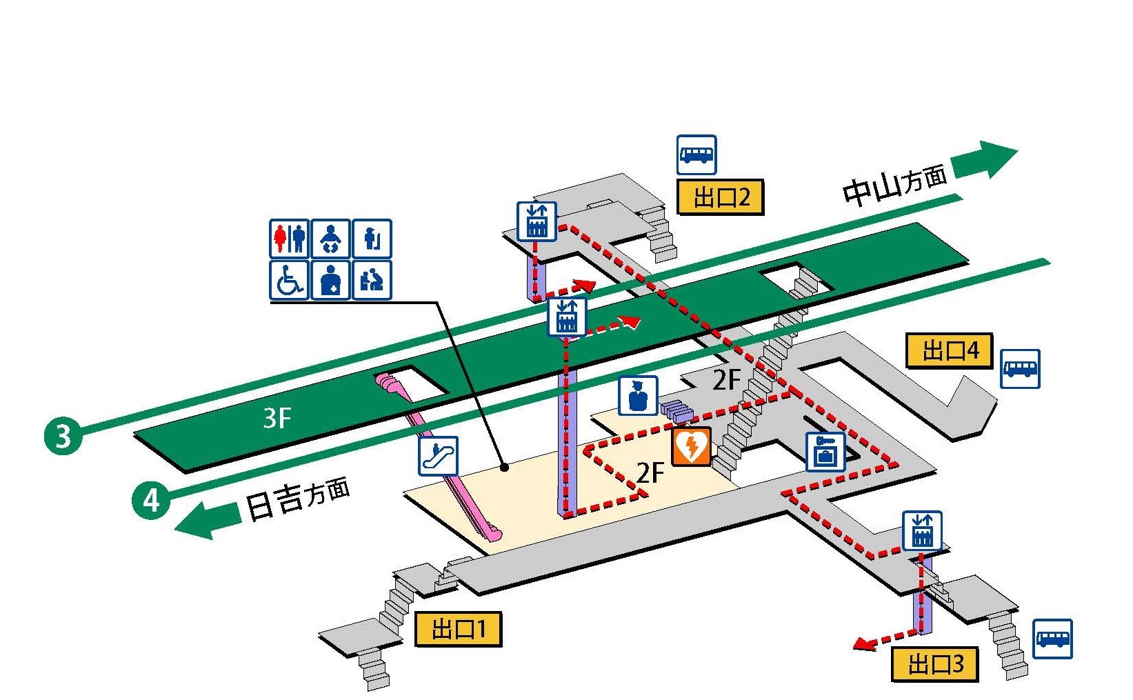 駅構内図