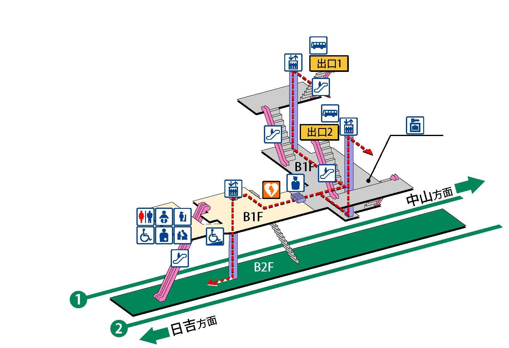 駅構内図