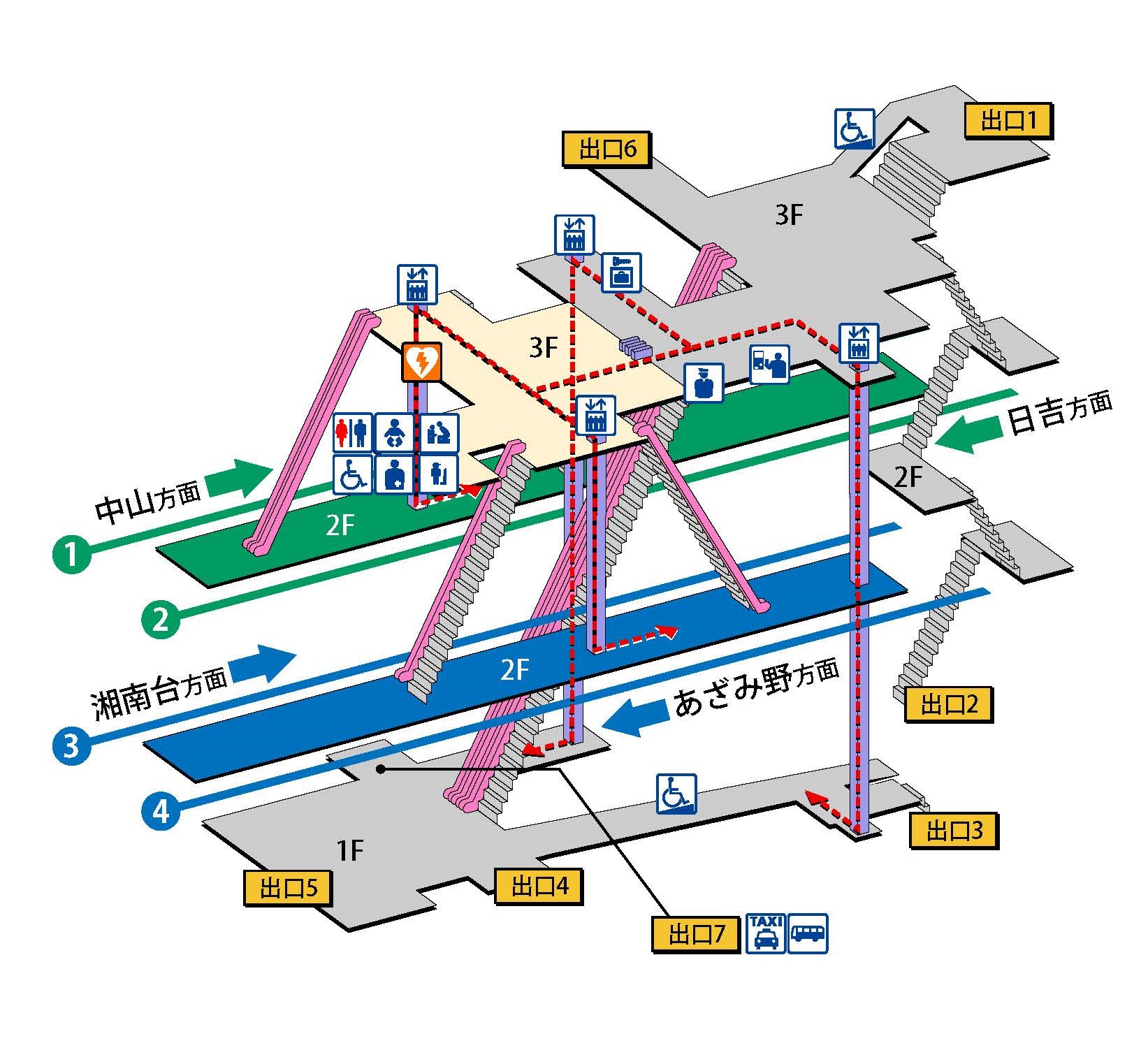 駅構内図