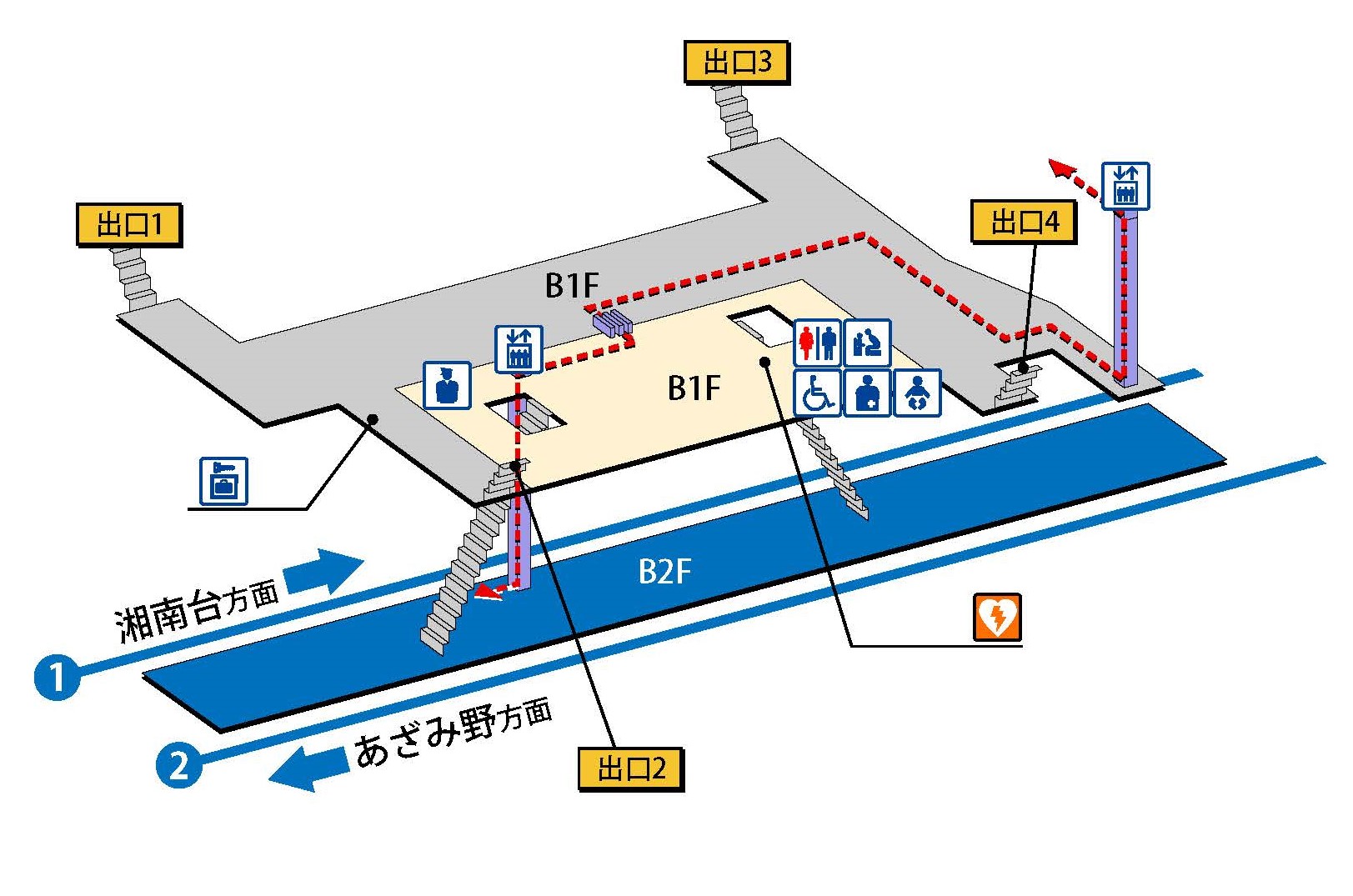 駅構内図