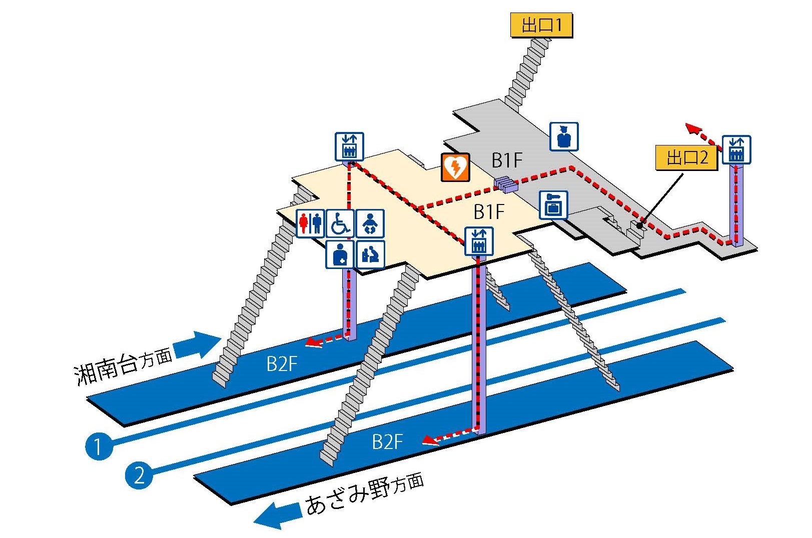 駅構内図