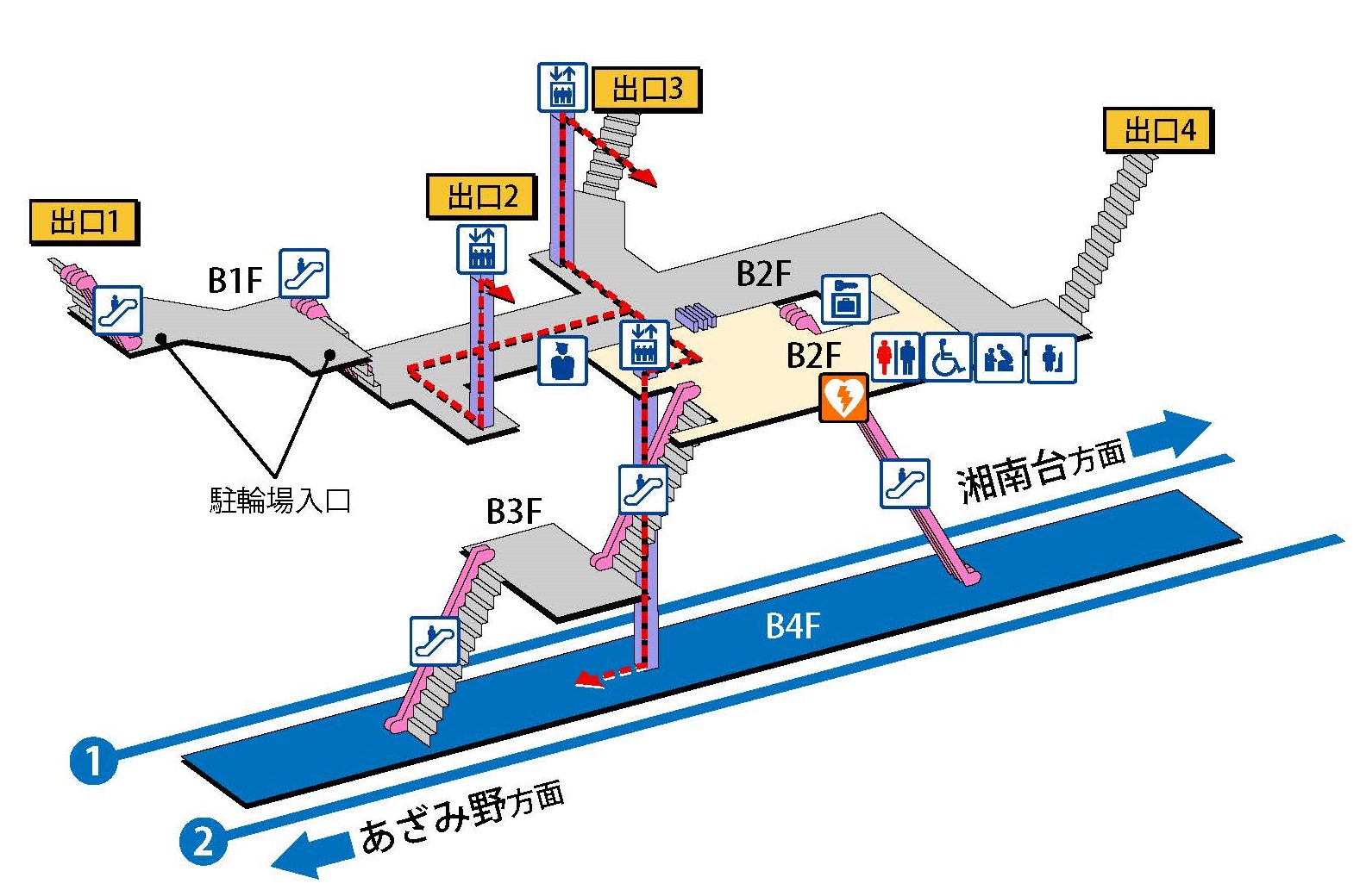 駅構内図