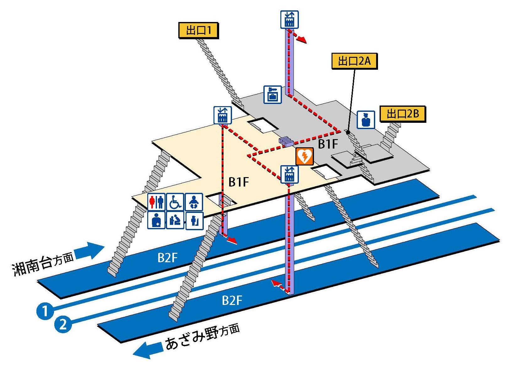 駅構内図