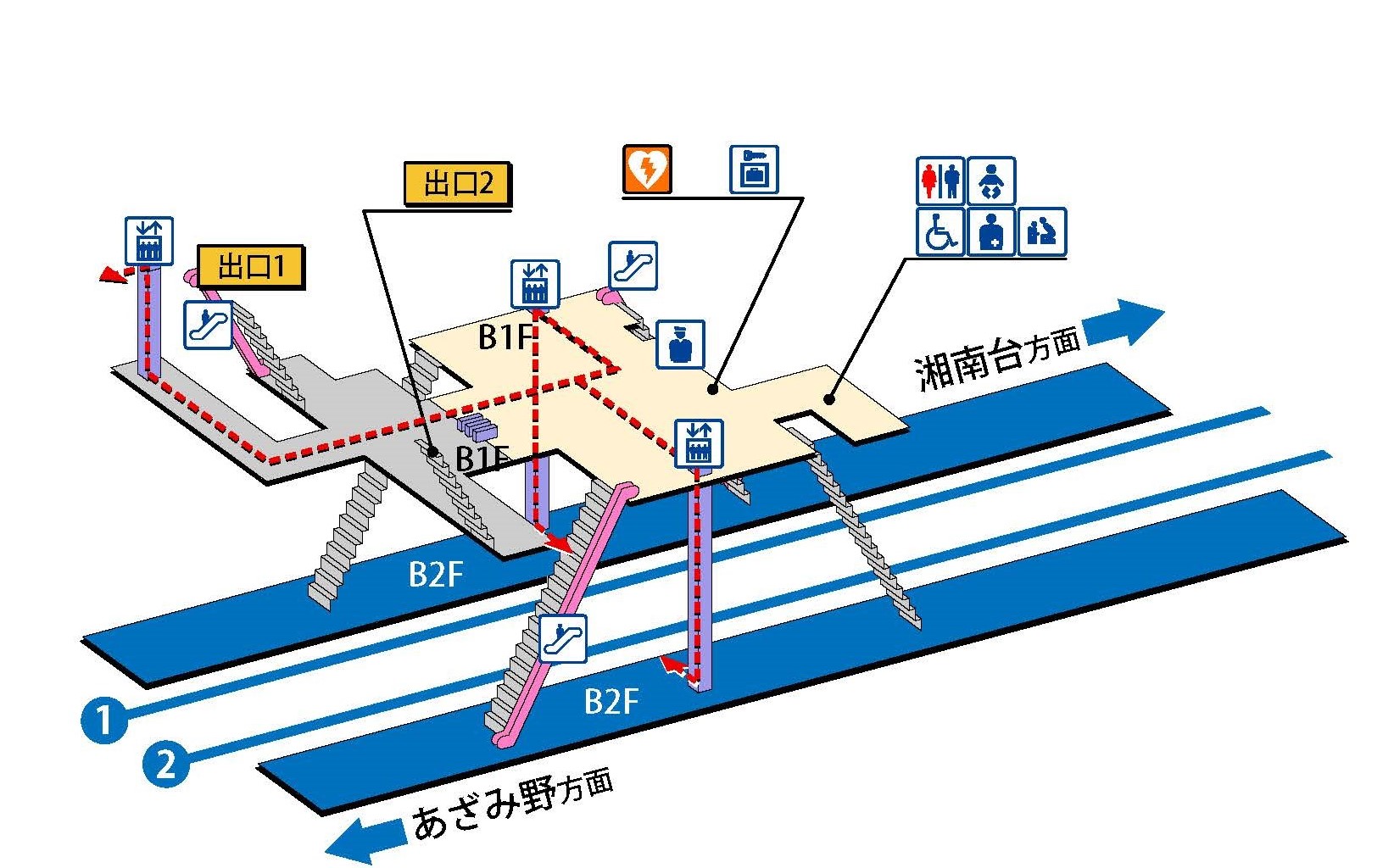 駅構内図