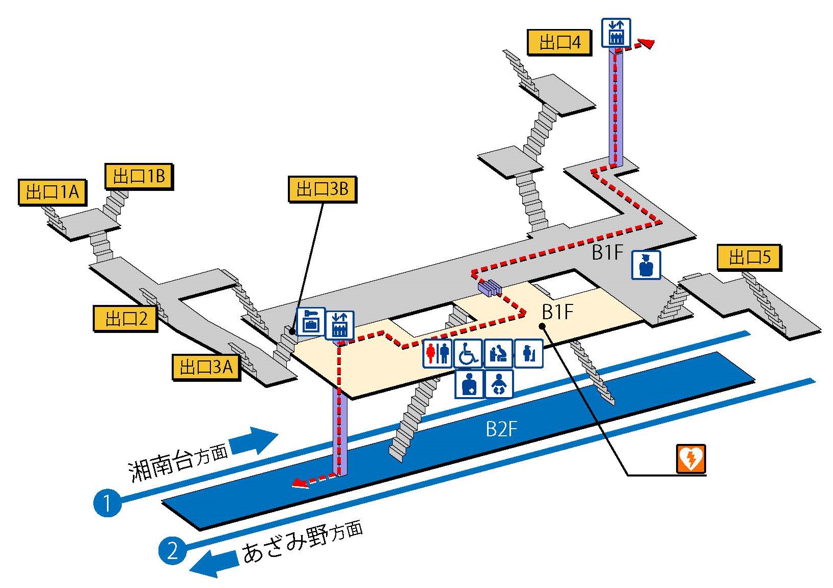 駅構内図