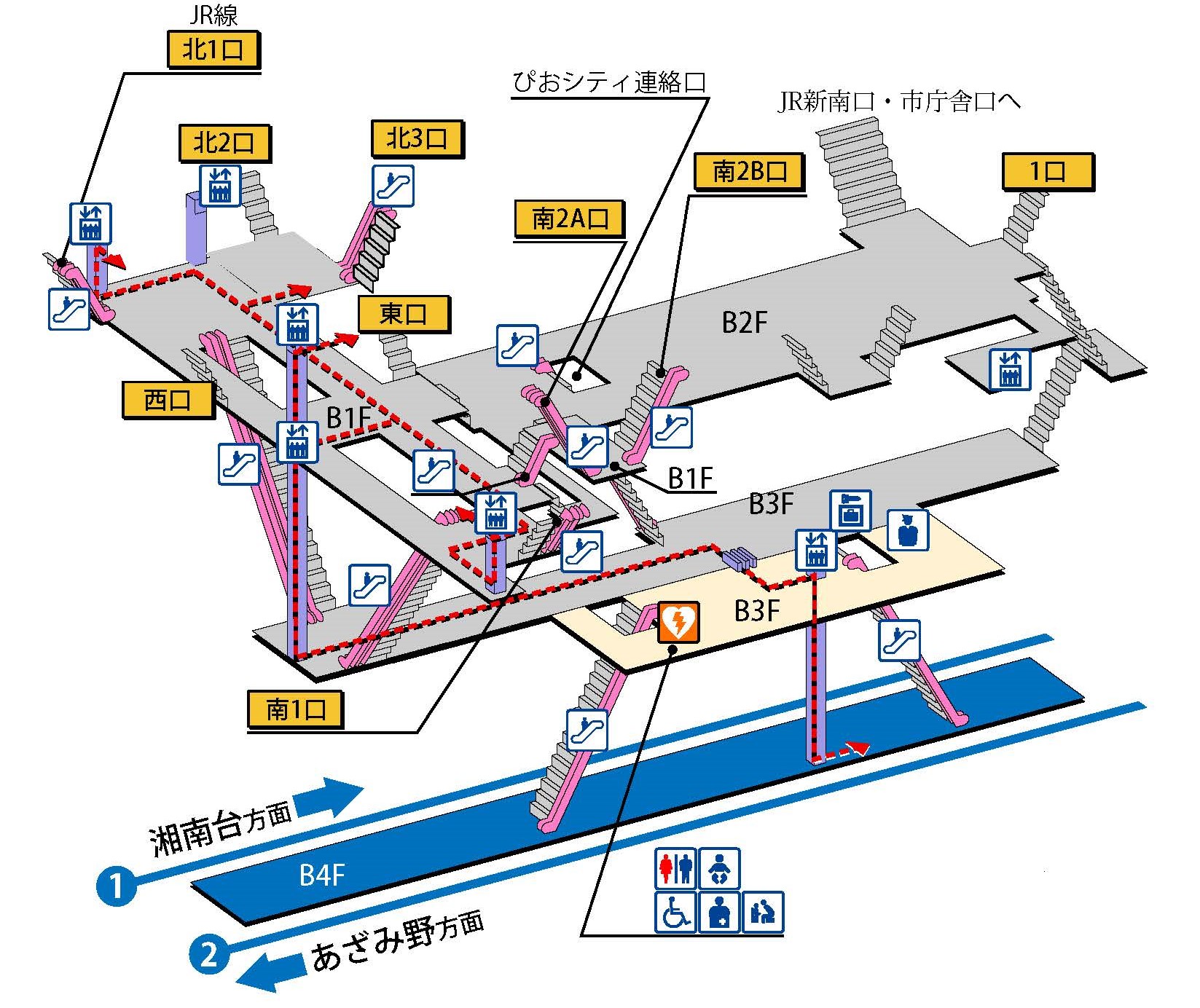 駅構内図