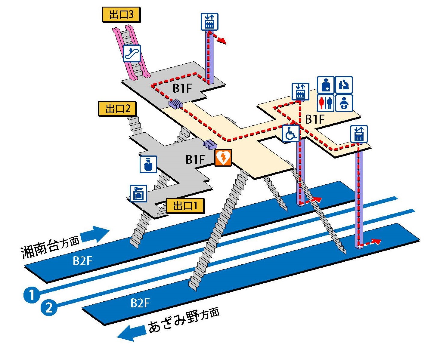駅構内図