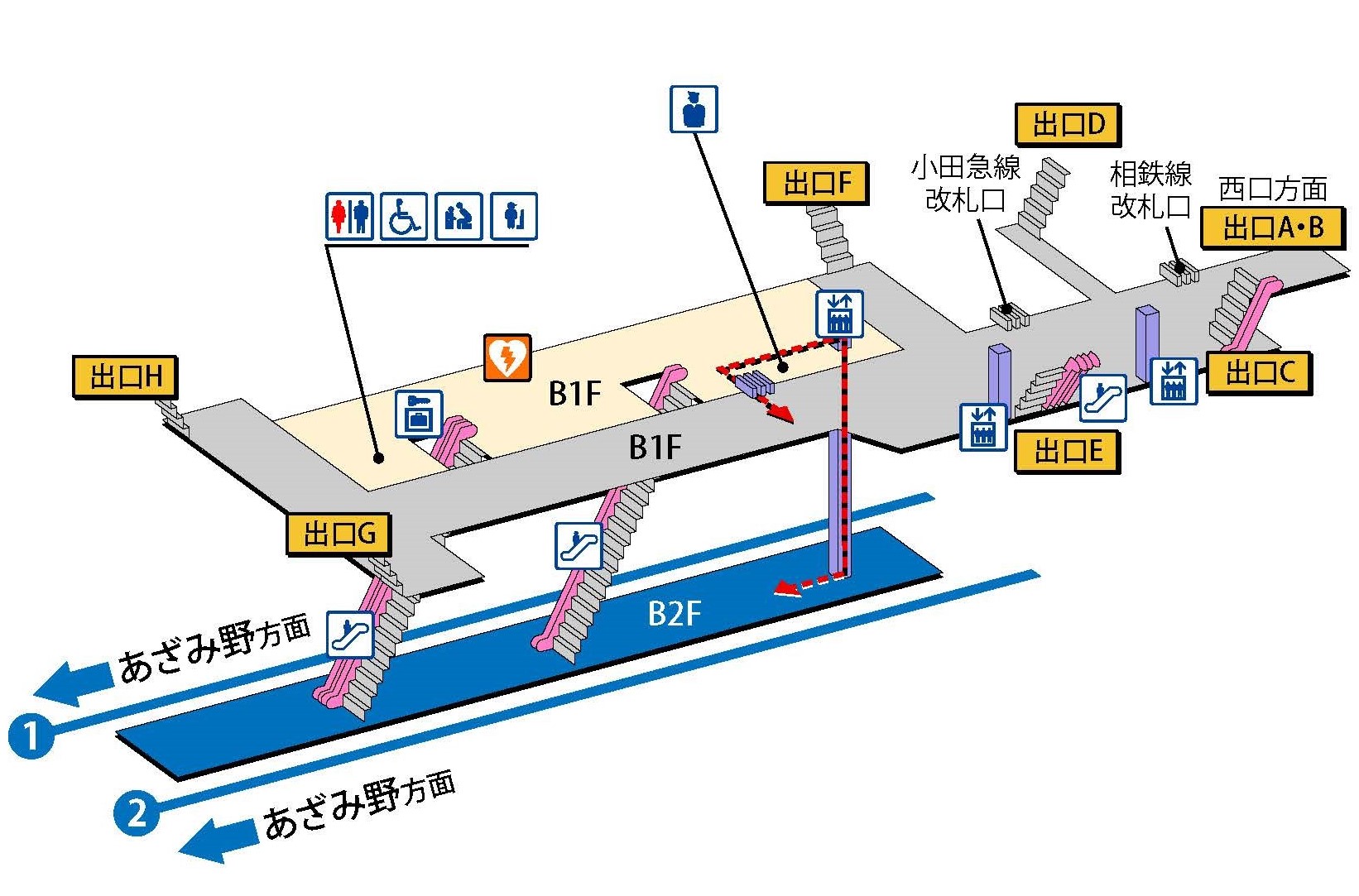 駅構内図