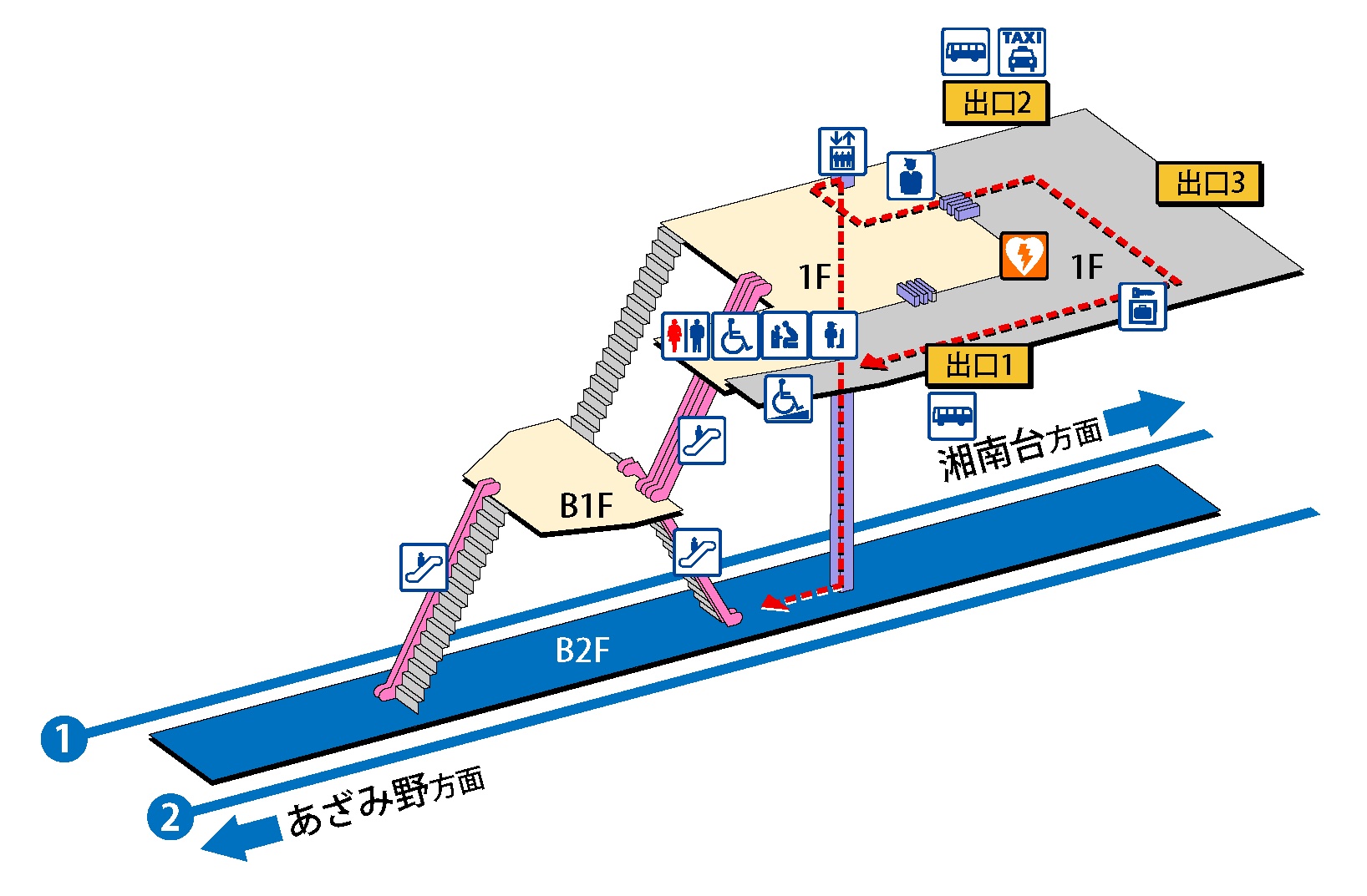 駅構内図